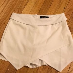 White envelope skirt